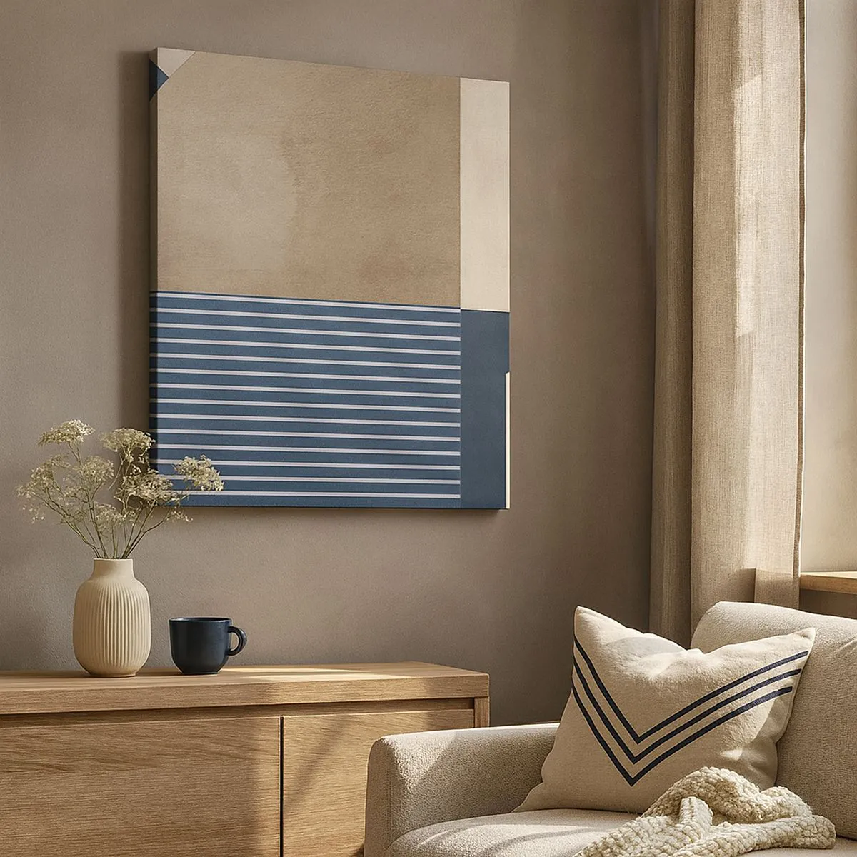 Obraz na plátně - Kompozice jednoduchosti a kulatosti - 60x60 cm