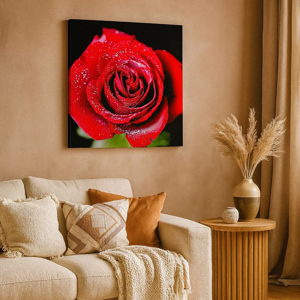 Bild auf Leinwand - Leinwandbild - Das ist Liebe - 70x70 cm