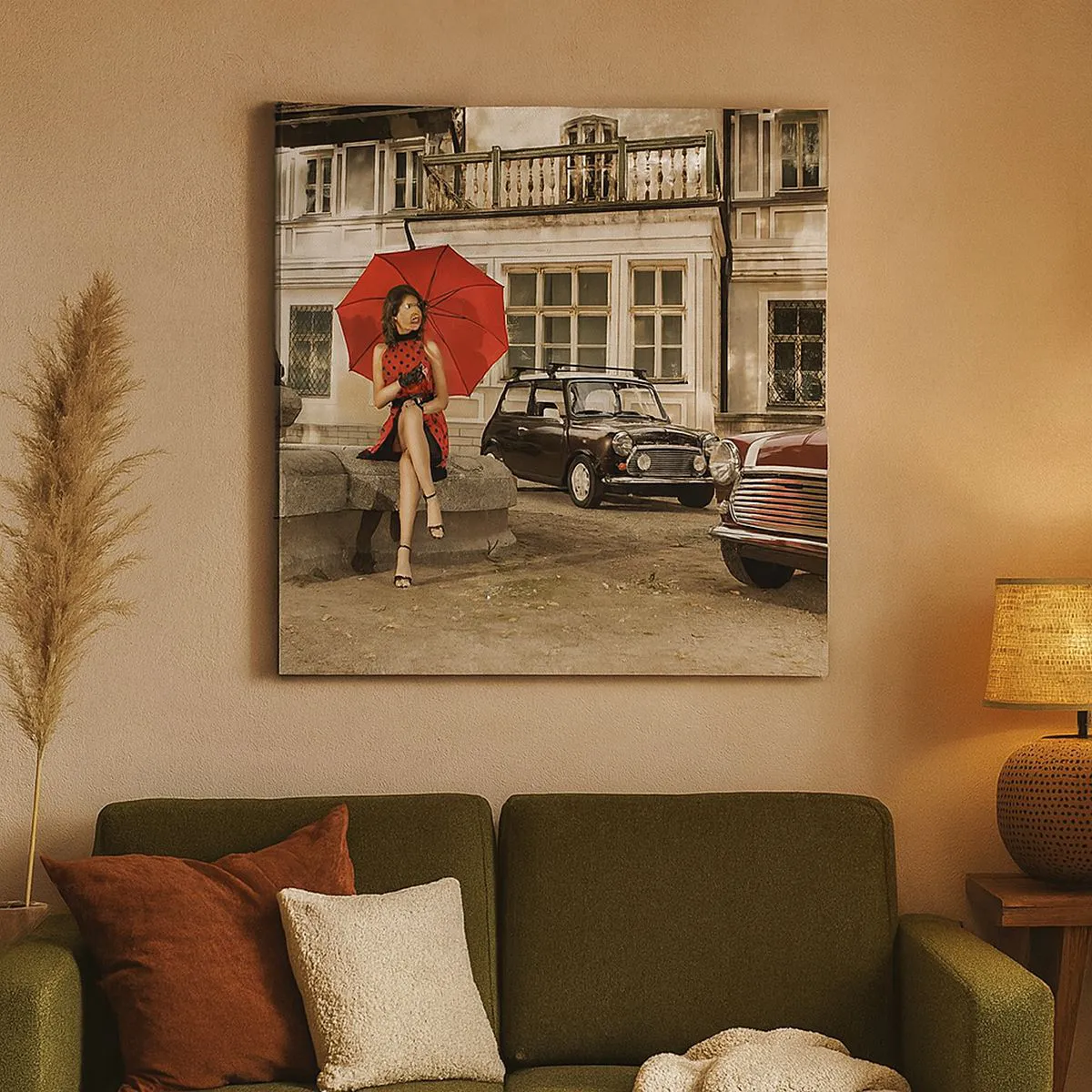 Quadro em tela - Mini-viagem sentimental - 30x30 cm