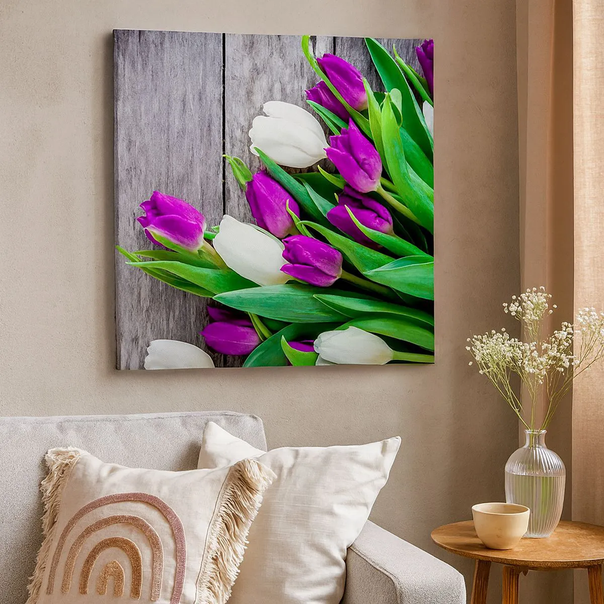 Obraz na płótnie - W dniu wiosennego święta - 30x30 cm