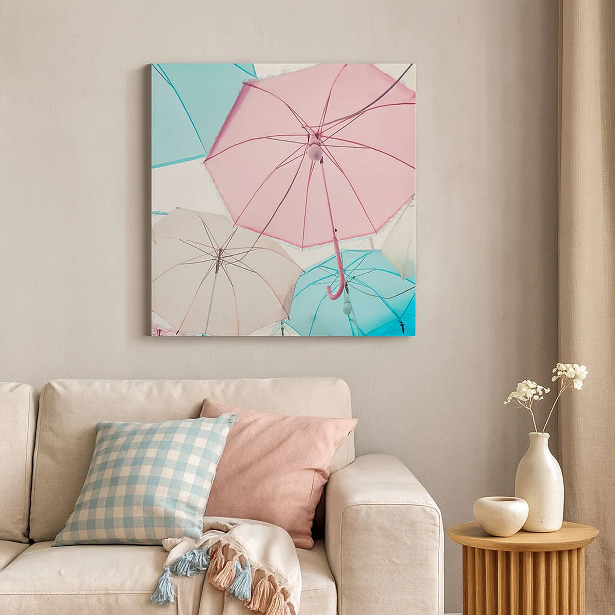 Obraz na plátne - Občas slnko, občas dážď - 40x40 cm