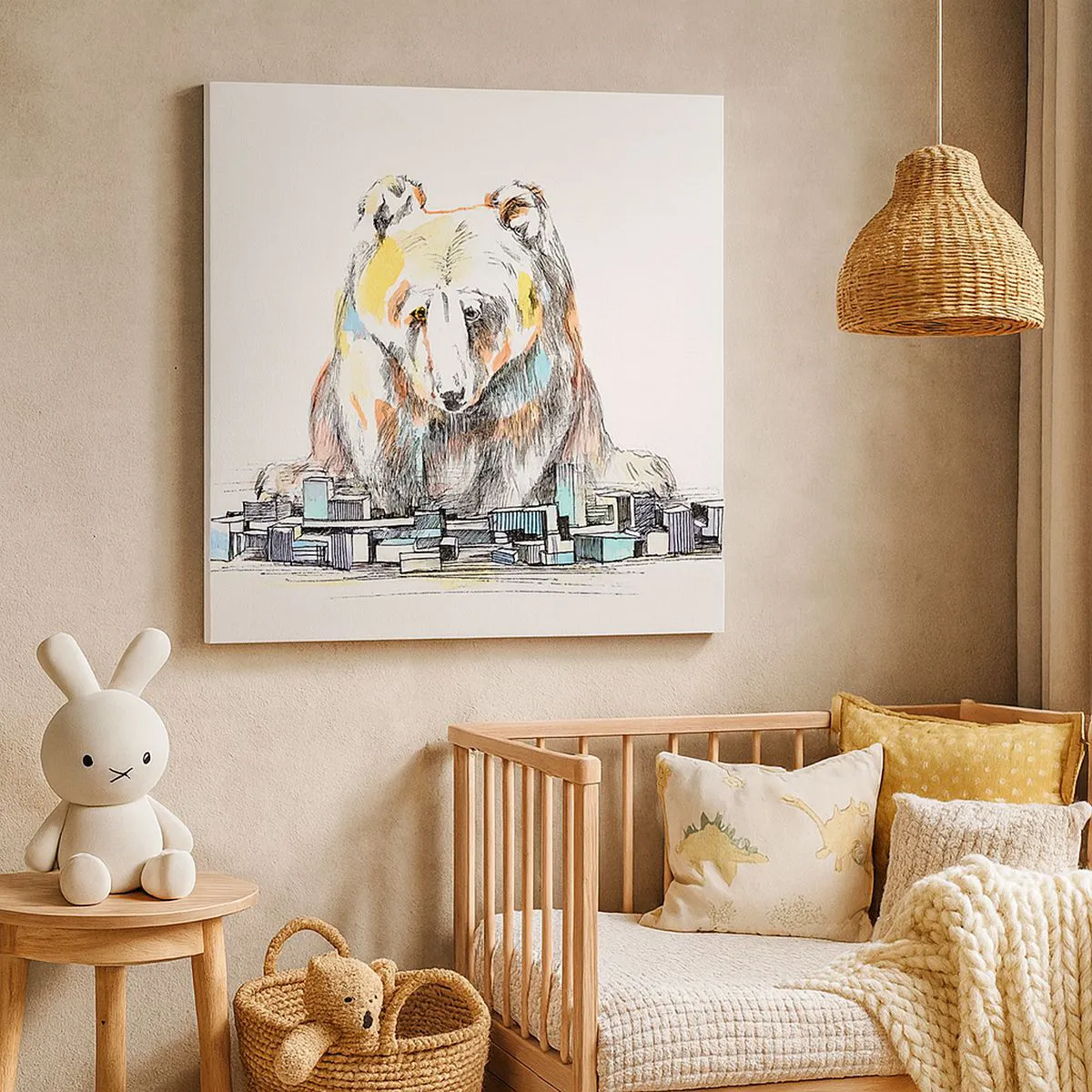 Obraz na plátne - Ako sa dá takto žiť? - 60x60 cm