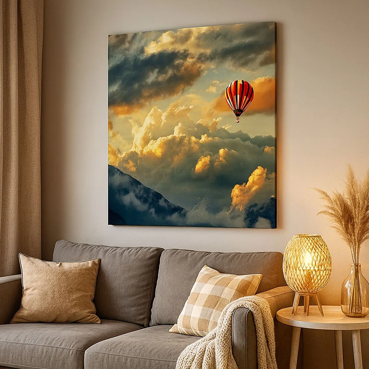 Impression sur toile - Image sur toile - Je vole parce que je veux - 60x60 cm