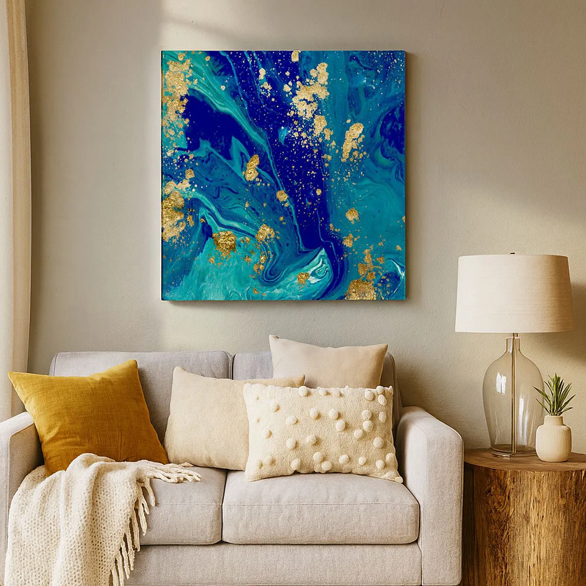 Canvas picture - Sun Flakes - 70x70 cm