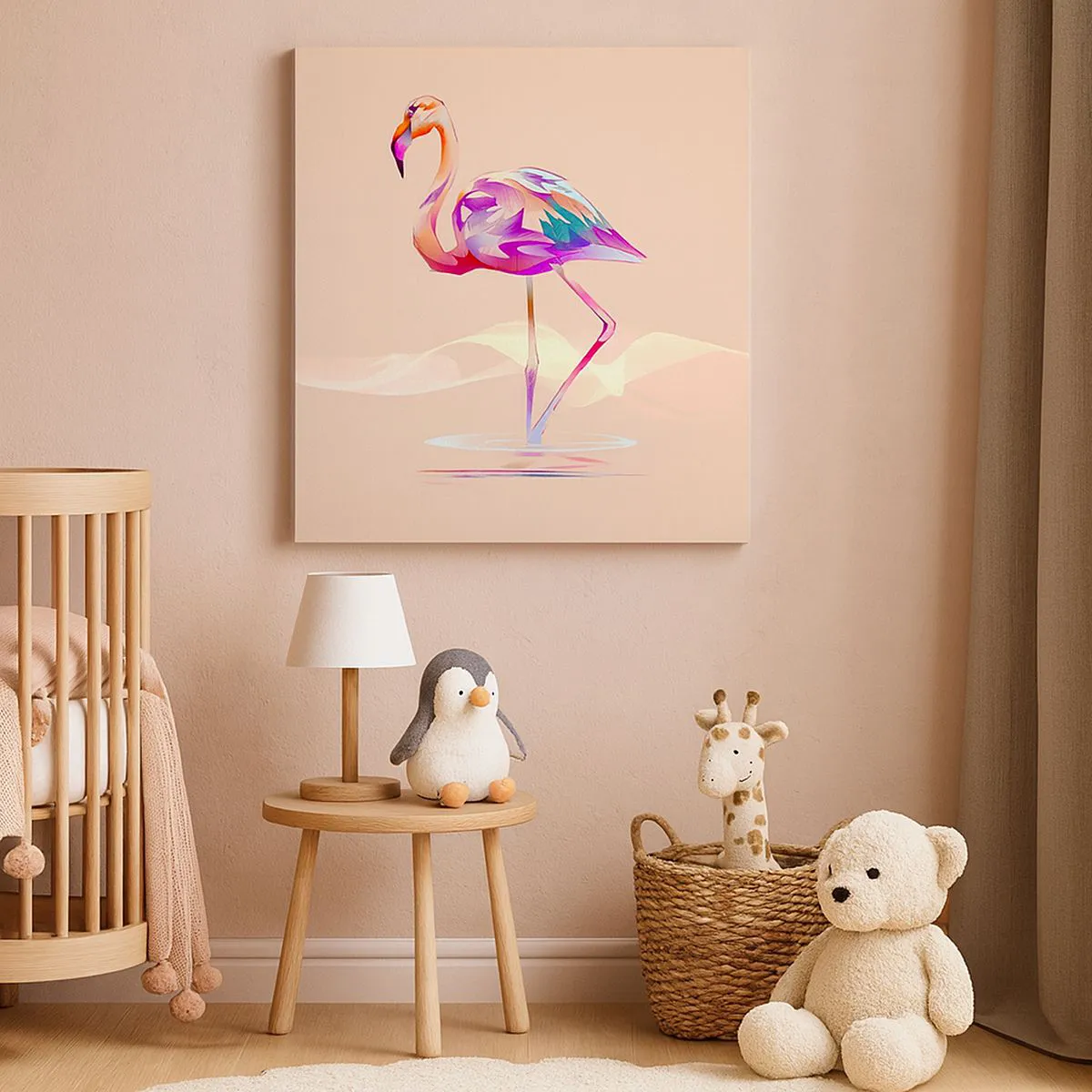 Bild auf Leinwand - Leinwandbild - Der Vogel der guten Gefühle - 30x30 cm