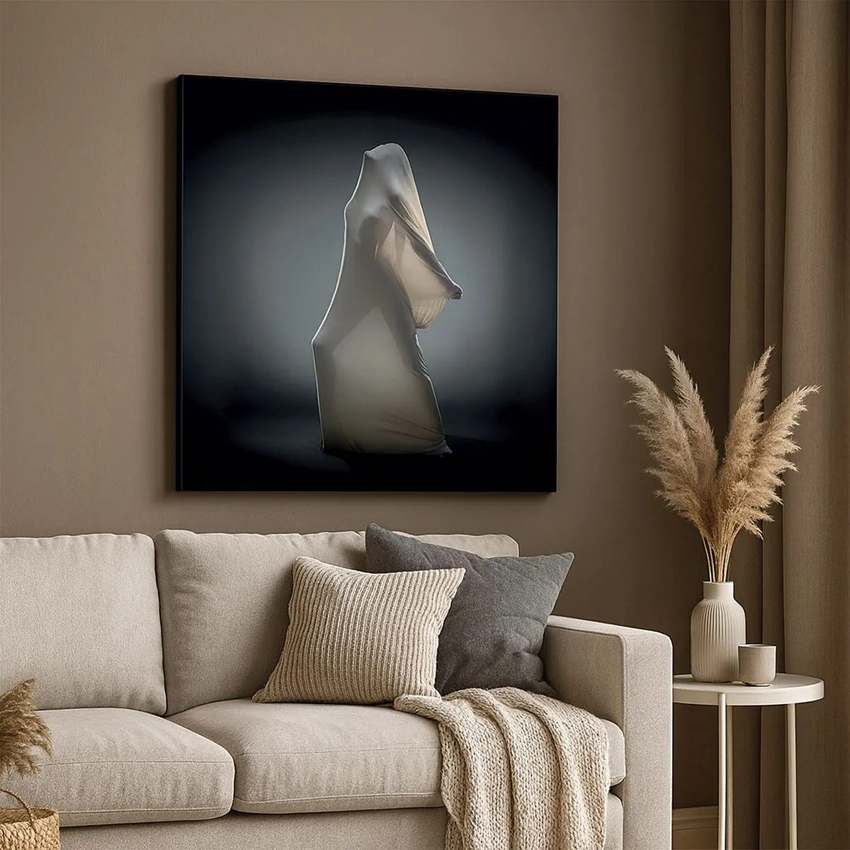 Lærredstryk - Billede på lærred - Skjulte begær - 40x40 cm