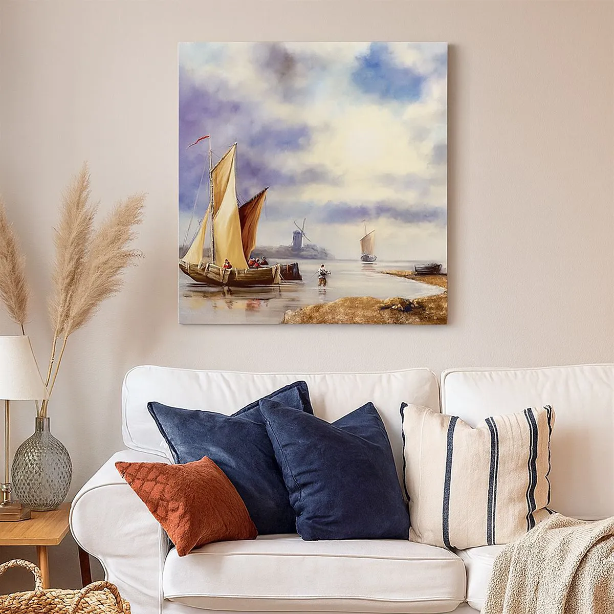 Obraz na płótnie - Powrót żeglarzy - 50x50 cm