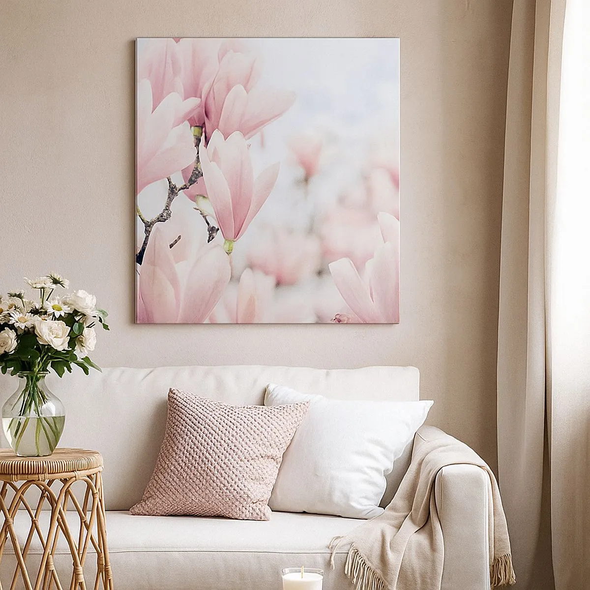 Obraz na plátně - Ideál jemnosti - 60x60 cm