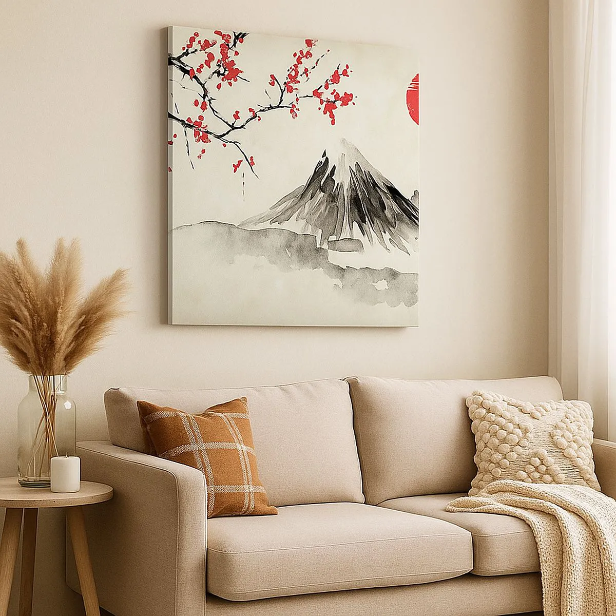 Canvastavla - Bild på duk - Bli kär i Japan - 30x30 cm