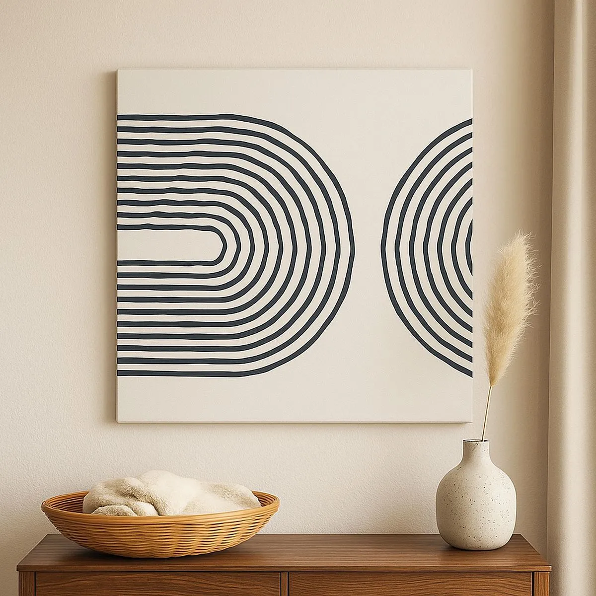 Lærredstryk - Billede på lærred - Kommer snart... - 30x30 cm