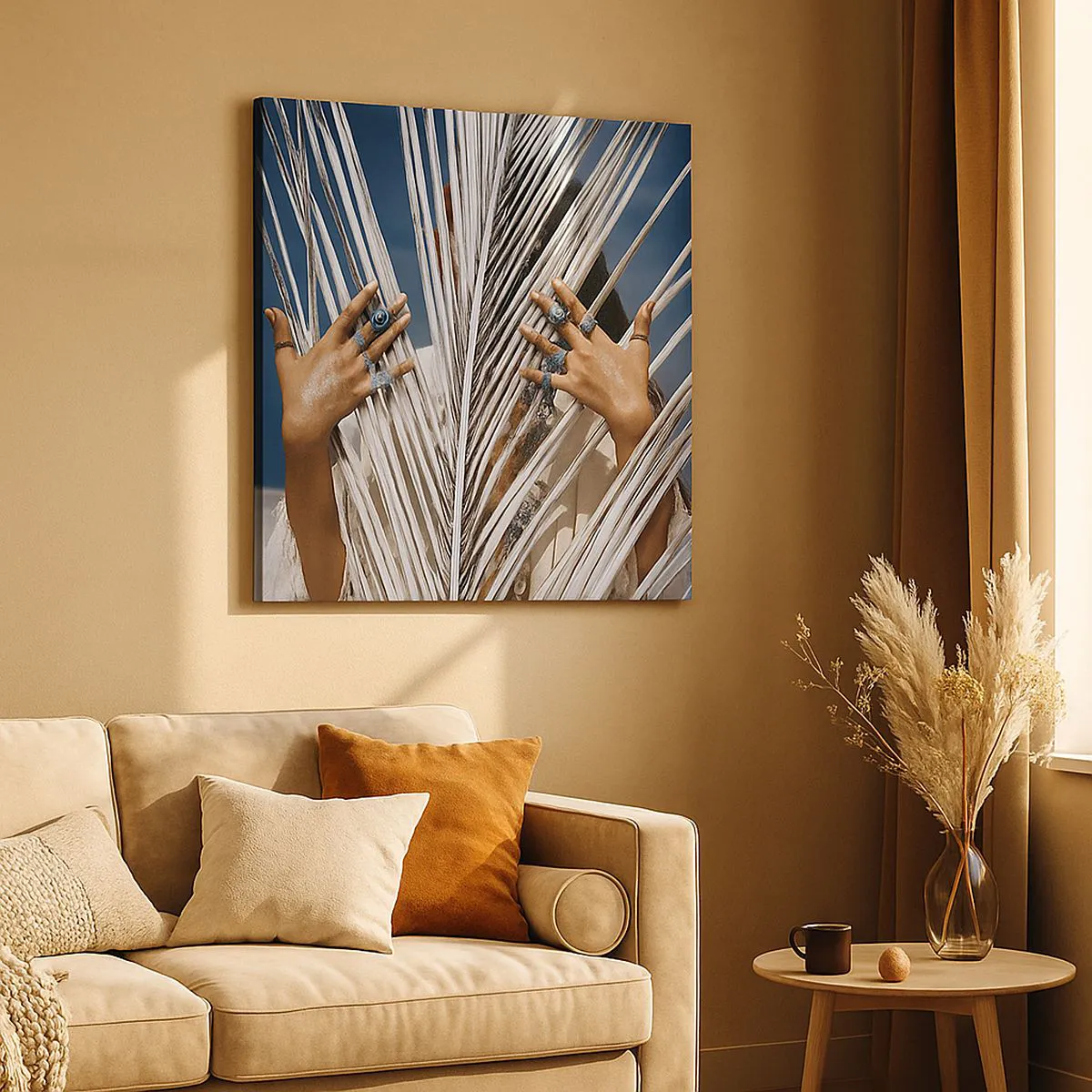 Canvastavla - Bild på duk - Schamanens flickvän? - 30x30 cm