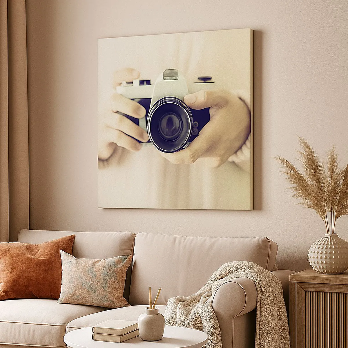 Schilderen op canvas - Om meer te zien... - 30x30 cm