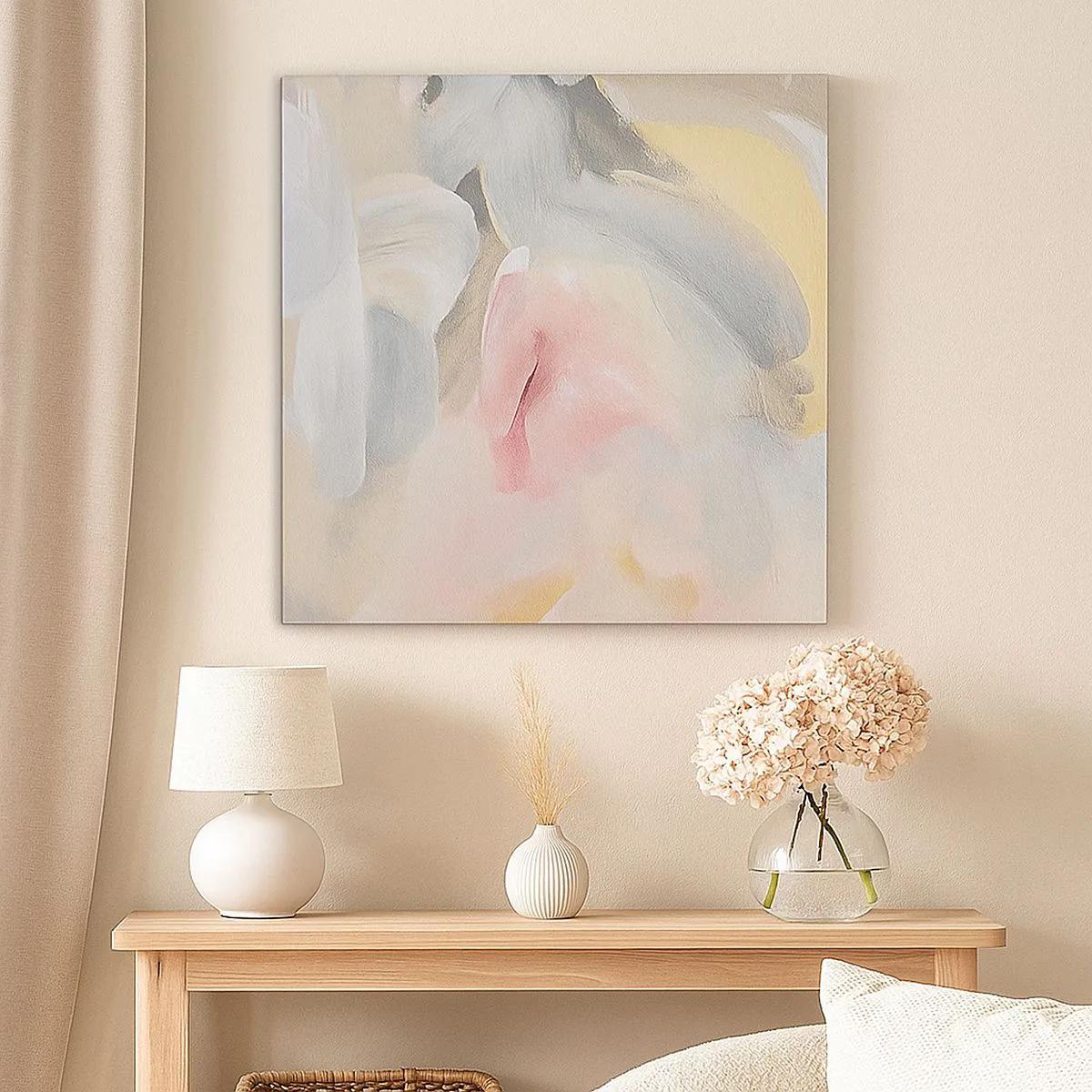 Obraz na plátně - V pastelovém světě - 70x70 cm