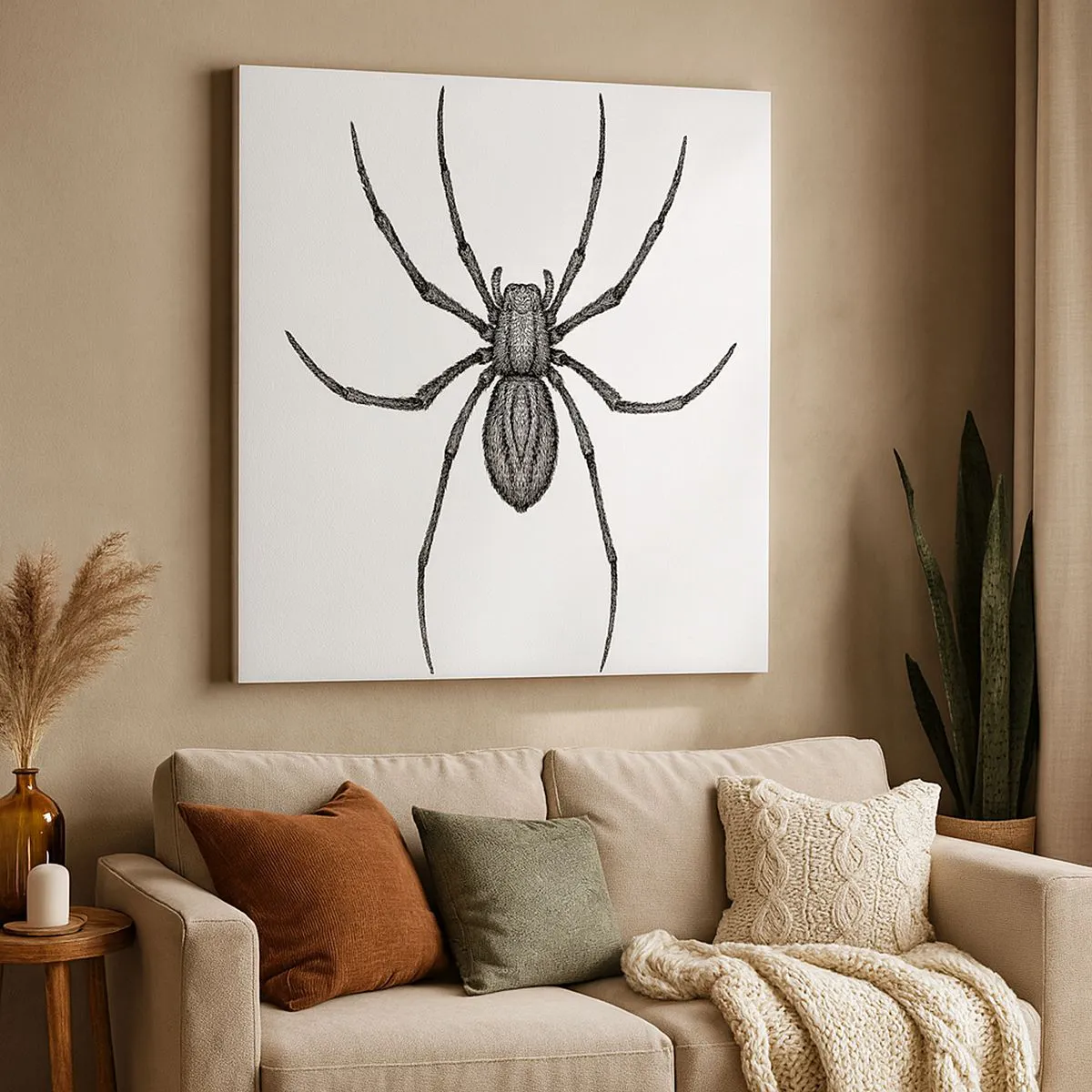 Cuadro sobre lienzo - Impresión de Imagen - Precisión inquietante - 30x30 cm