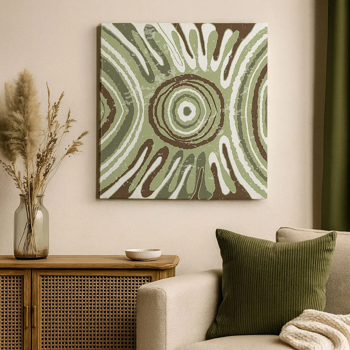 Obraz na płótnie - Eksplozja emocji - 30x30 cm