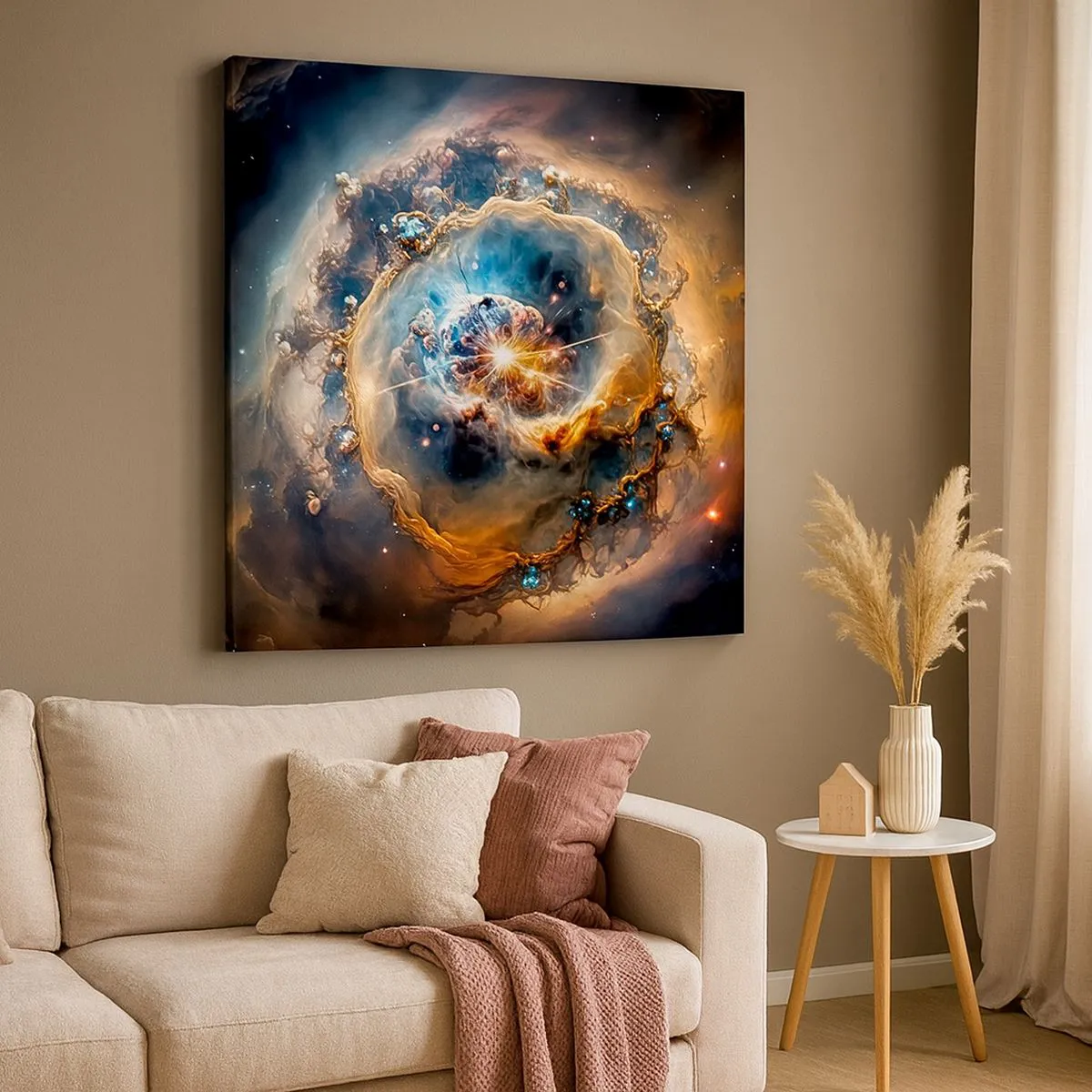 Cuadro sobre lienzo - Impresión de Imagen - El inicio de todo - 70x70 cm