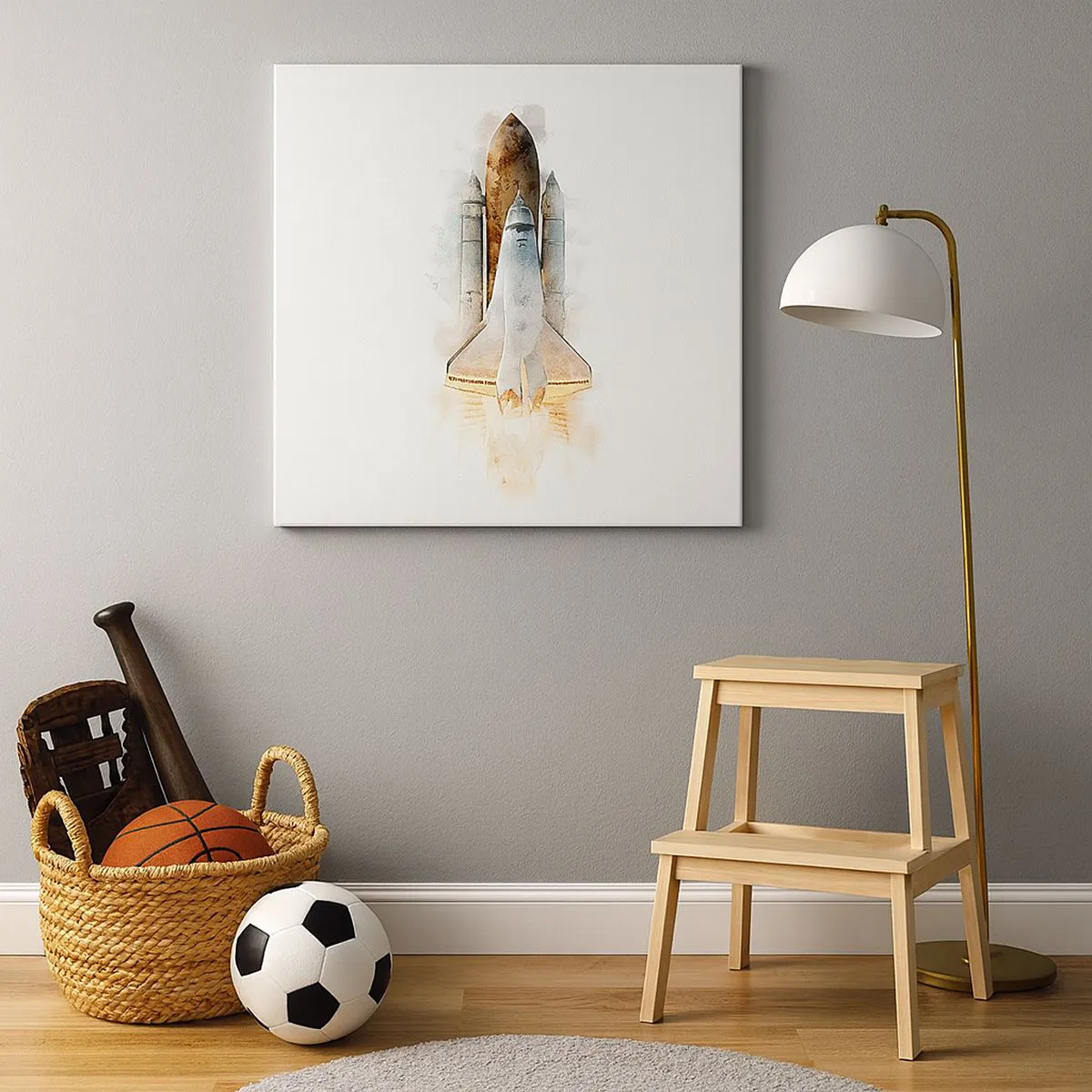 Vászonkép - Felfedezők az elején - 40x40 cm