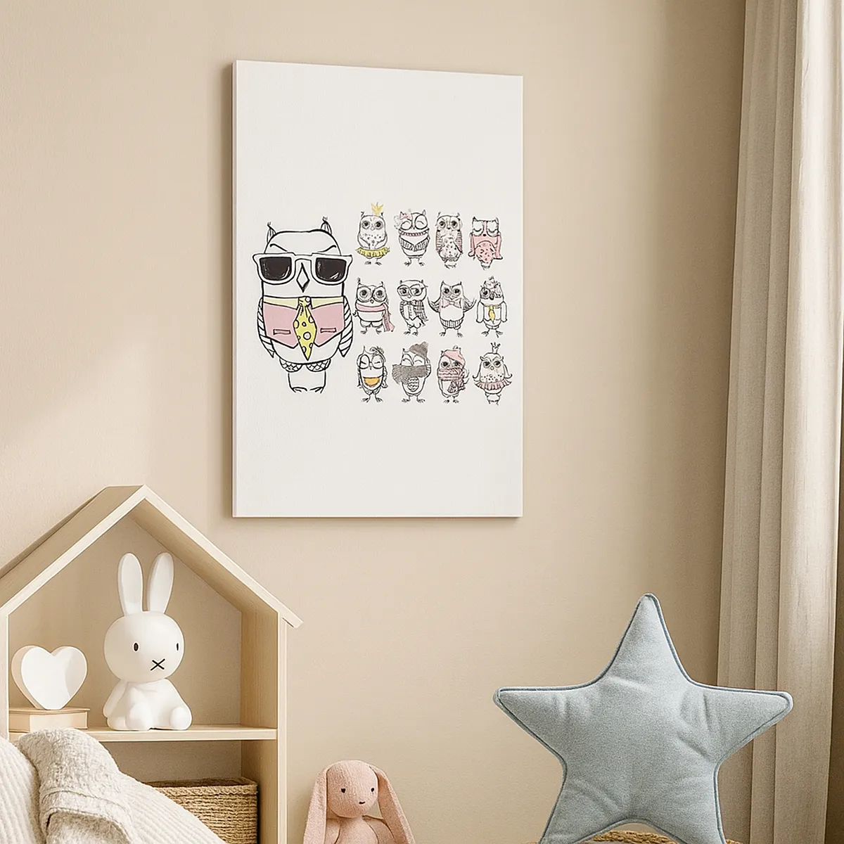 Schilderen op canvas - Zoveel rollen om te spelen - 45x80 cm