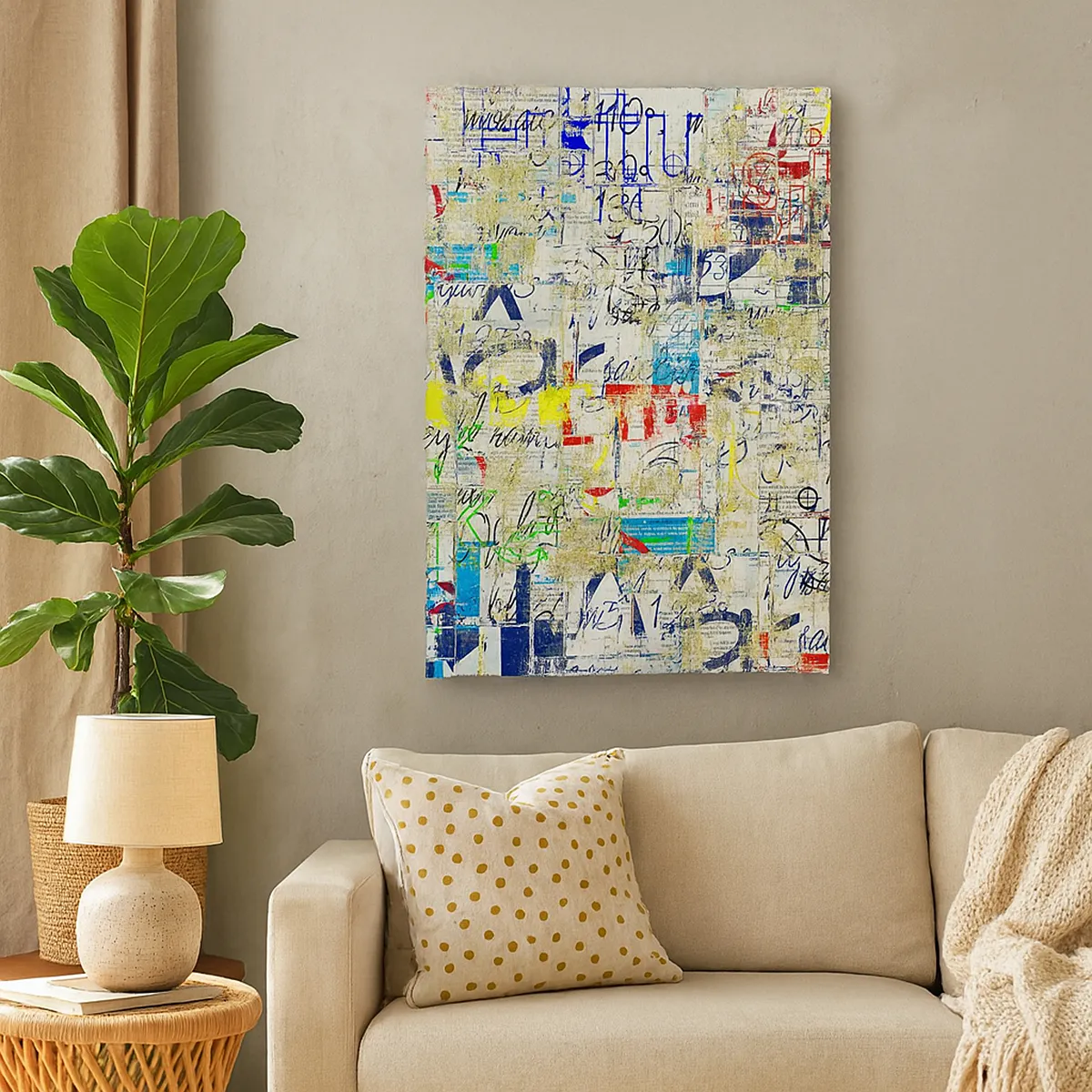 Vászonkép - Egyszerűen tetszik a szemnek - 80x120 cm