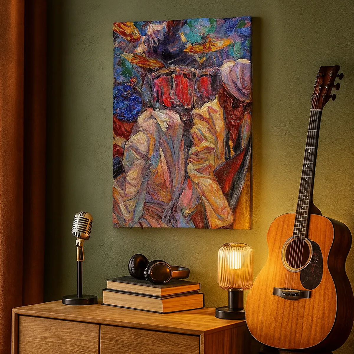 Quadro su tela - Stampe su Tela - In un unico ritmo - 45x80 cm