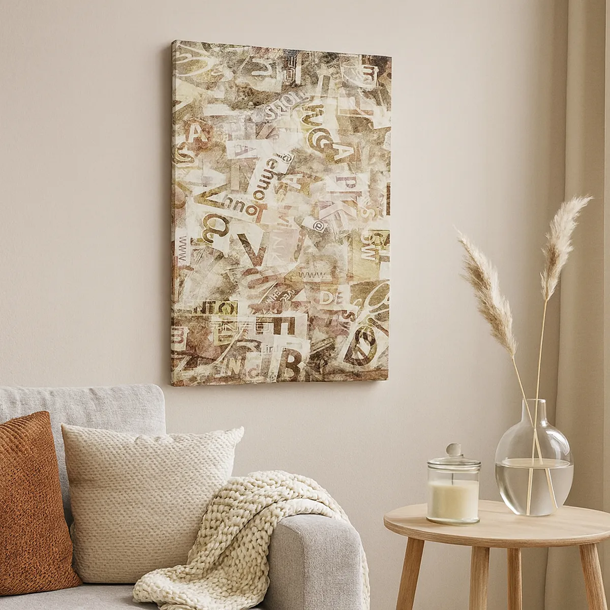 Quadro su tela - Stampe su Tela - Unificando le chiacchiere - 45x80 cm