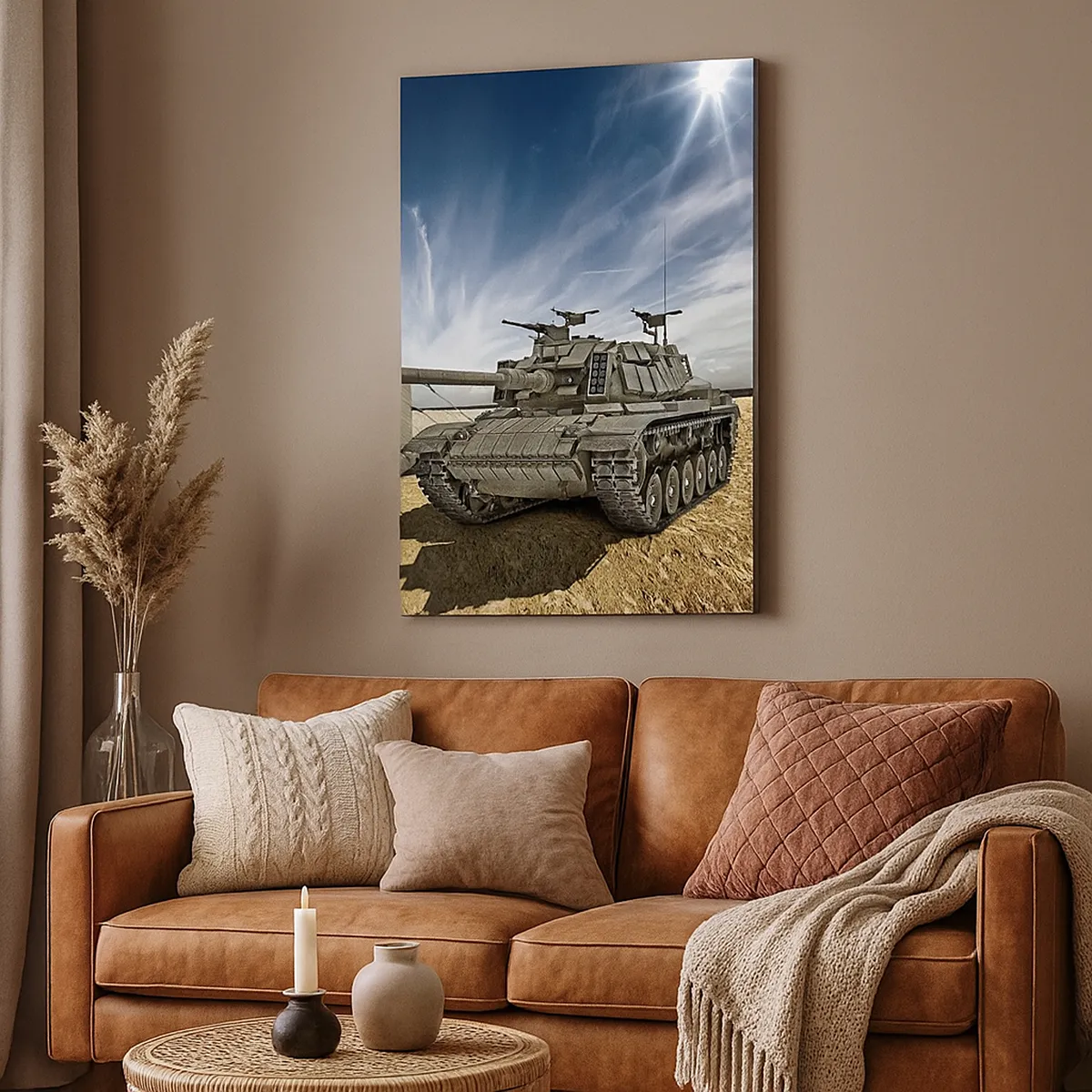 Canvas picture - Military Dream - 55x100 cm
