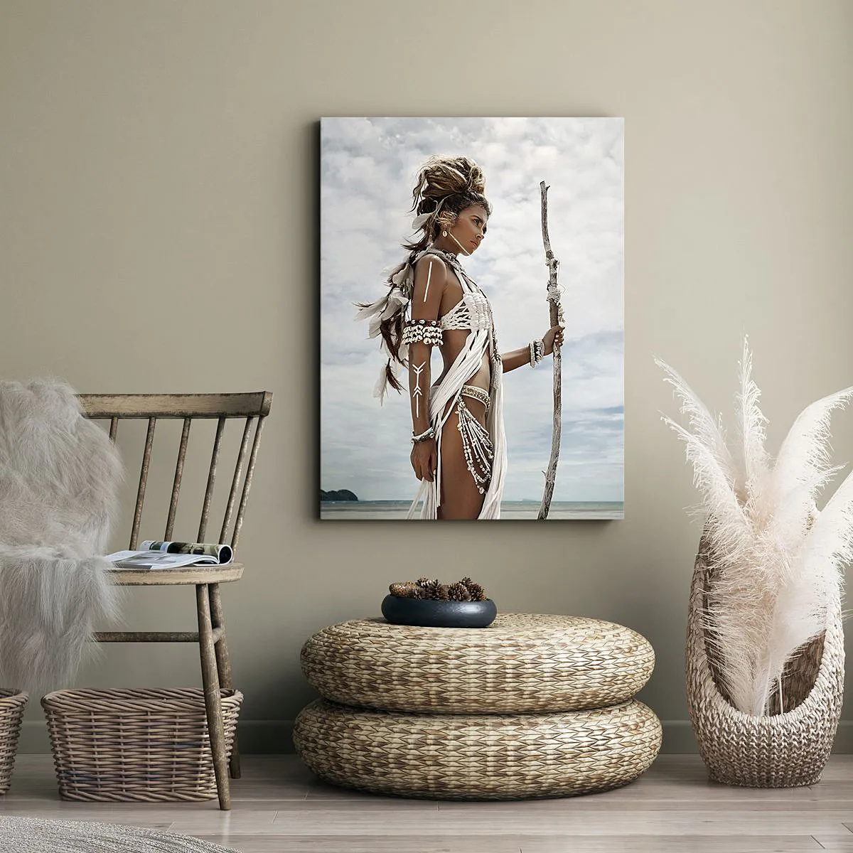 Obraz na plátně - Královna tropů - 45x80 cm