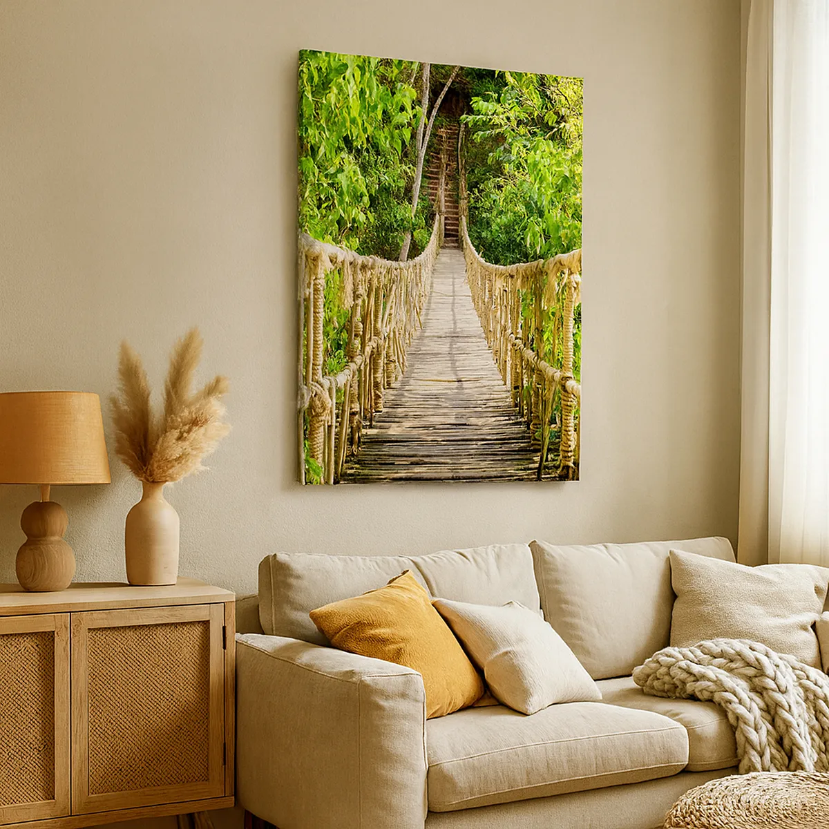 Impression sur toile - Image sur toile - Suspendu dans la nature - 45x80 cm