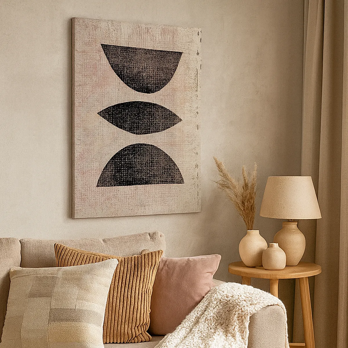 Obraz na plátne - Etnická abstrakcia - 70x100 cm