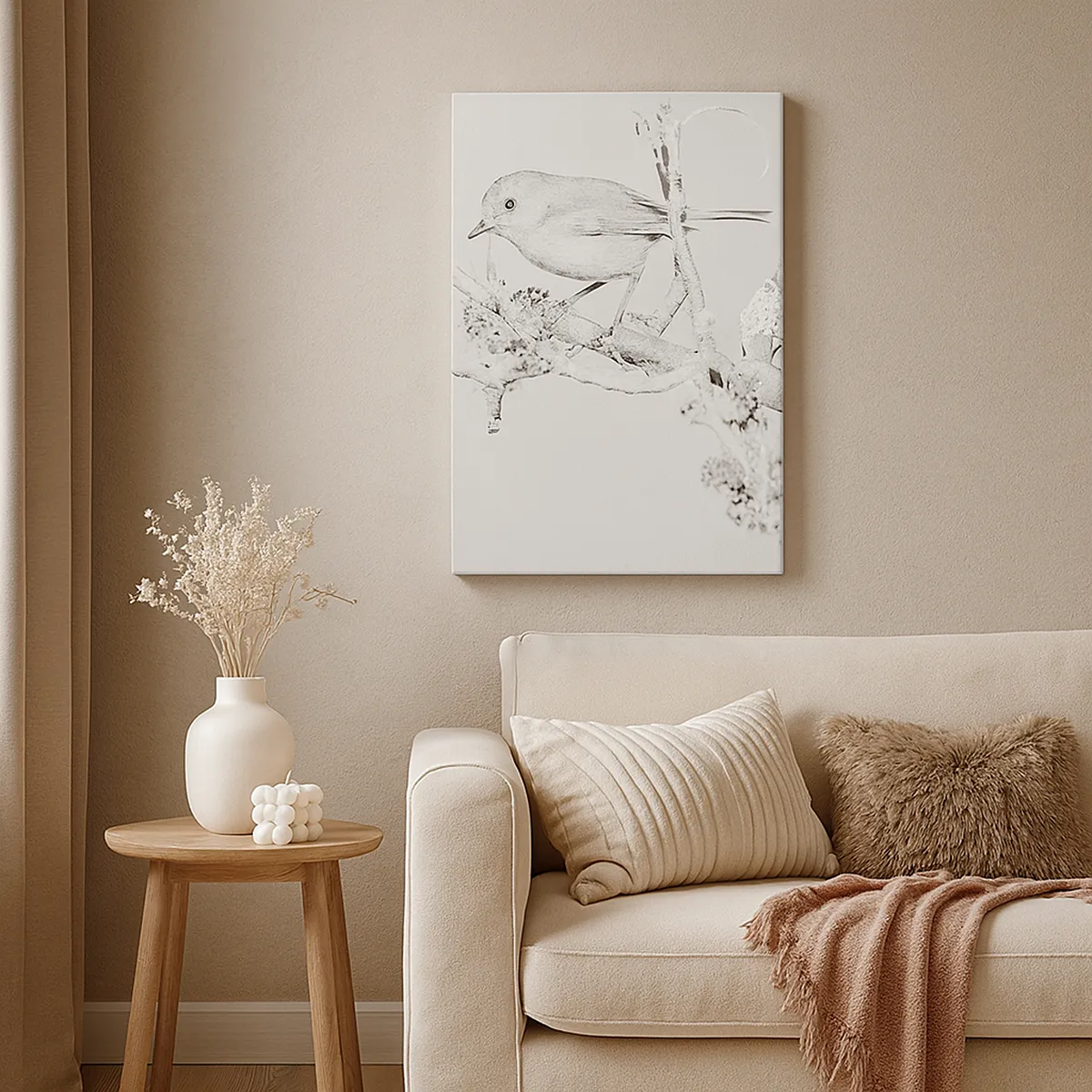 Tablou pe pânză - Dimineață de iarnă - 50x70 cm