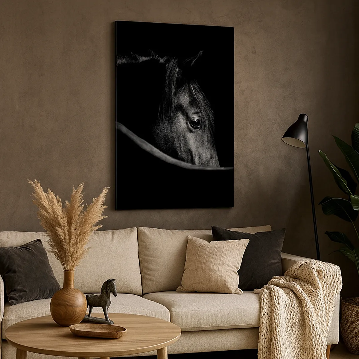 Tablou pe pânză - Prințul negru - 45x80 cm