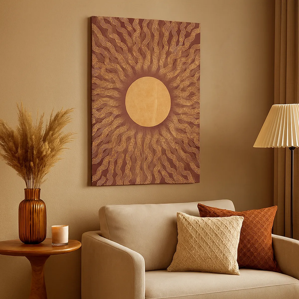 Tablou pe pânză - Icoana soarelui - 50x70 cm