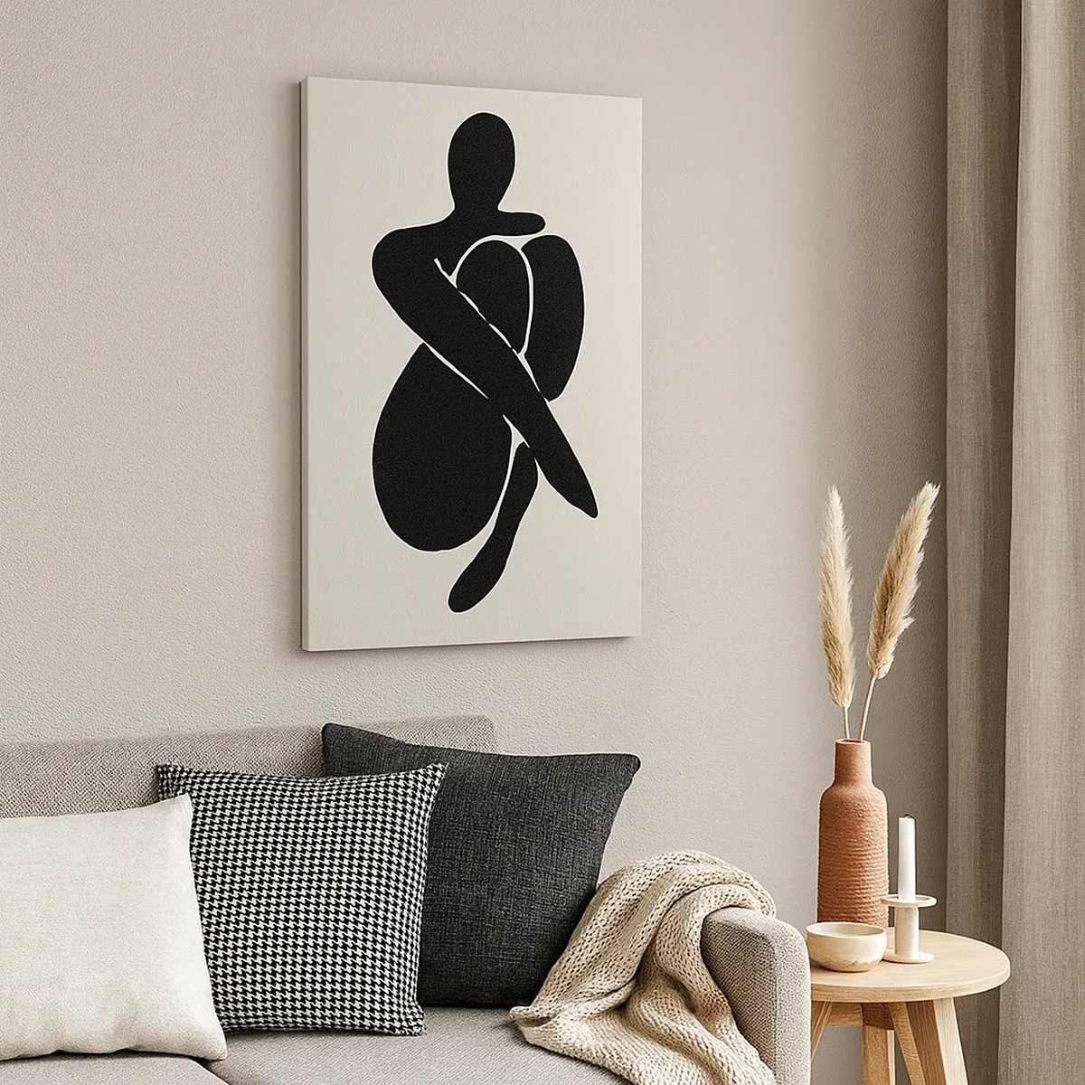 Obraz na plátne - Vo vlastnom objatí - 70x100 cm