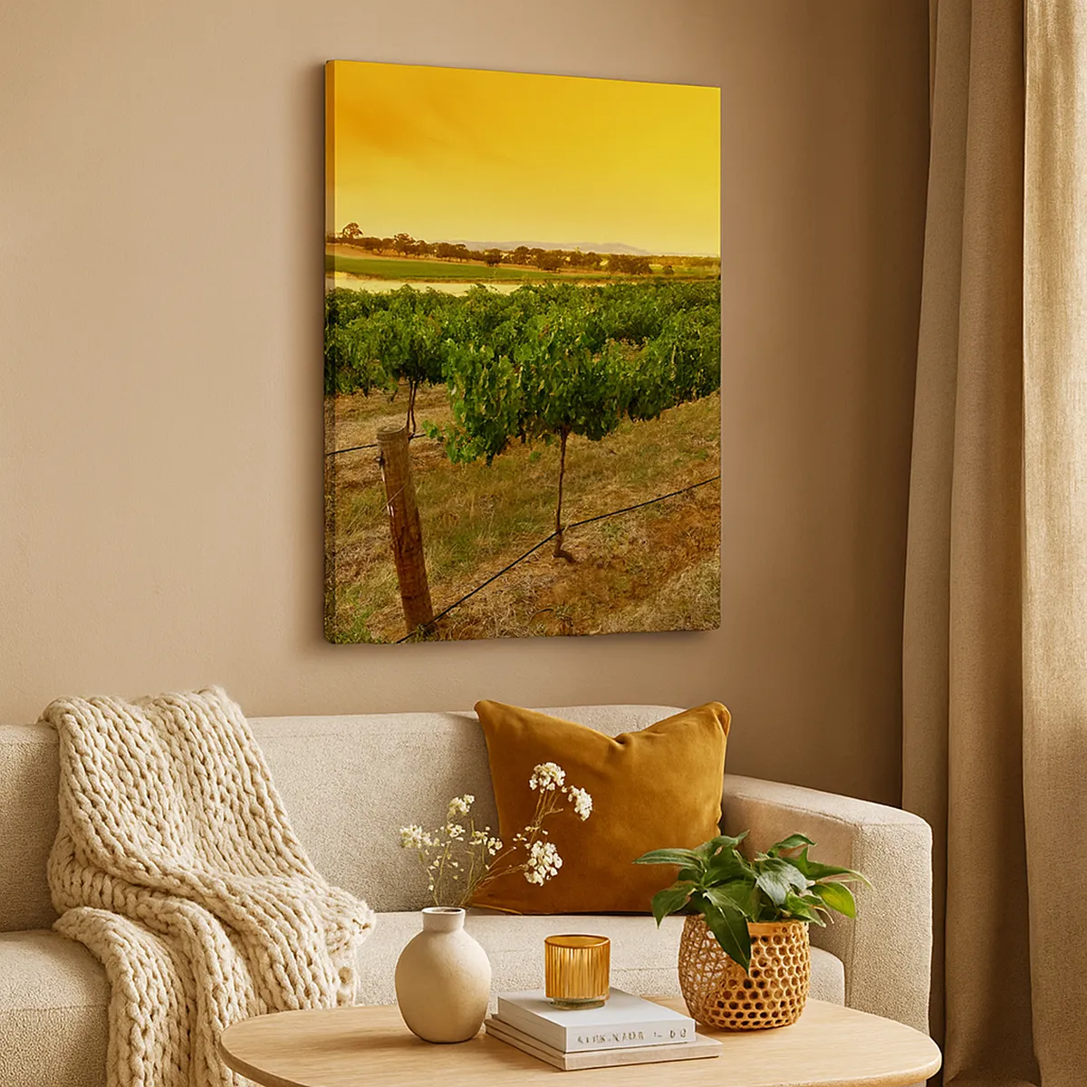 Tablou pe pânză - Să bem soarele - 65x120 cm