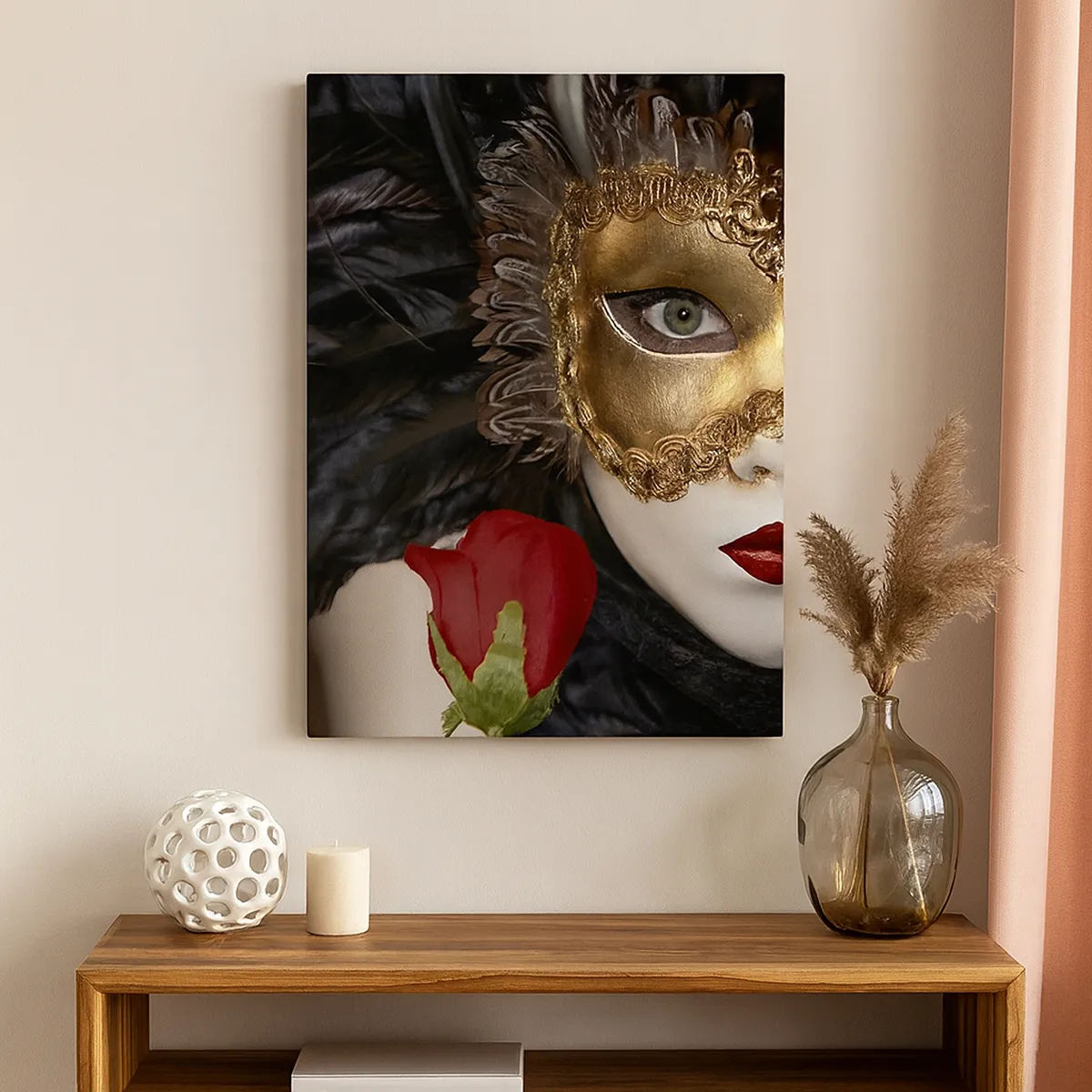 Obraz na płótnie - Bo życie to wielki bal - 45x80 cm