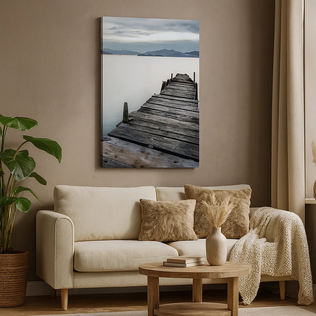 Obraz na plátně - Ponořit se do klidu - 45x80 cm