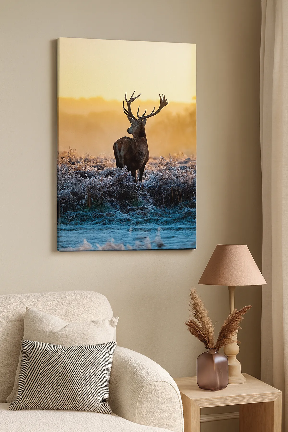 Tablou pe pânză - Încoronat pe domeniul său - 55x100 cm