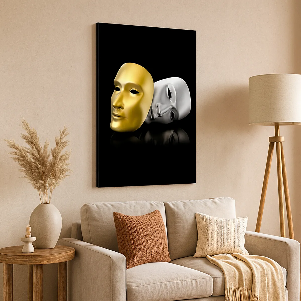 Impression sur toile - Image sur toile - La vie est un théâtre - 55x100 cm