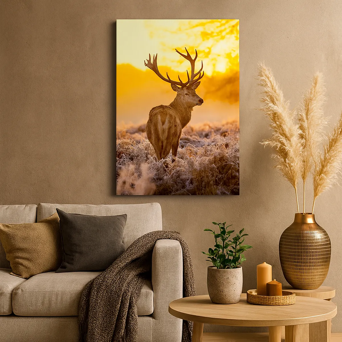 Quadro su tela - Stampe su Tela - Il re del bosco estivo - 45x80 cm