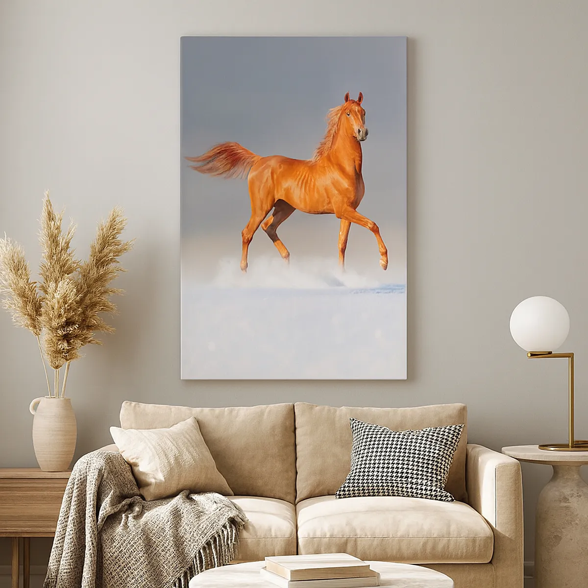 Schilderen op canvas - Dansende elegantie - 45x80 cm