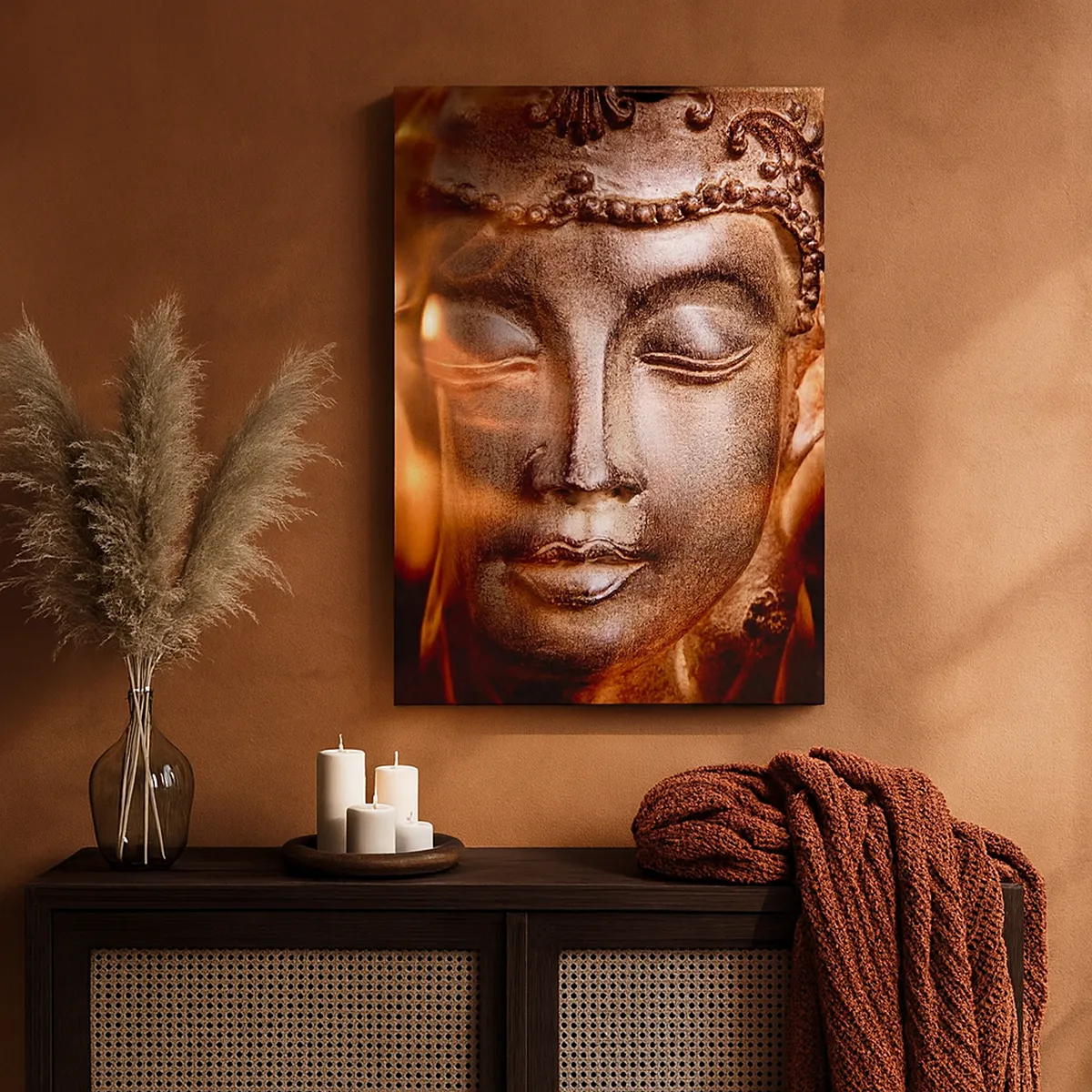 Obraz na plátně - Existuje pouze zde a nyní - 55x100 cm