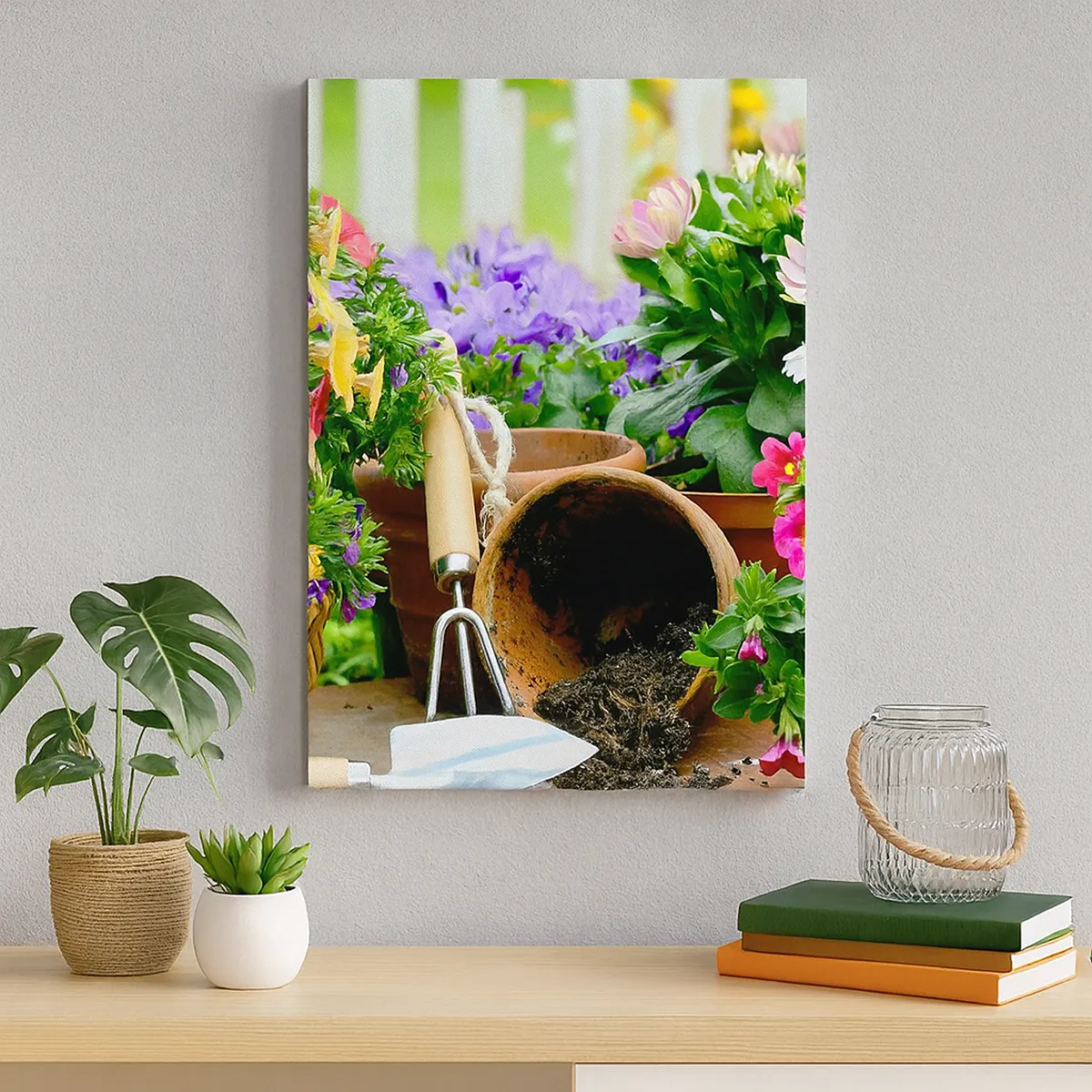 Vászonkép - Zosia kertje - 50x70 cm