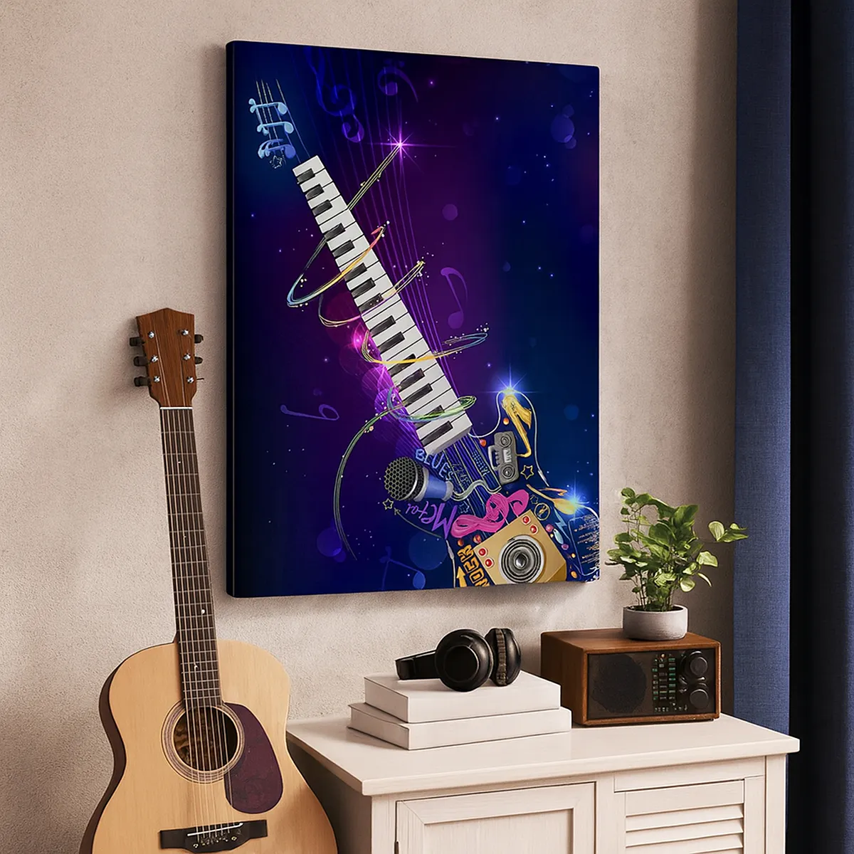 Impression sur toile - Image sur toile - Et tout va bien - 55x100 cm