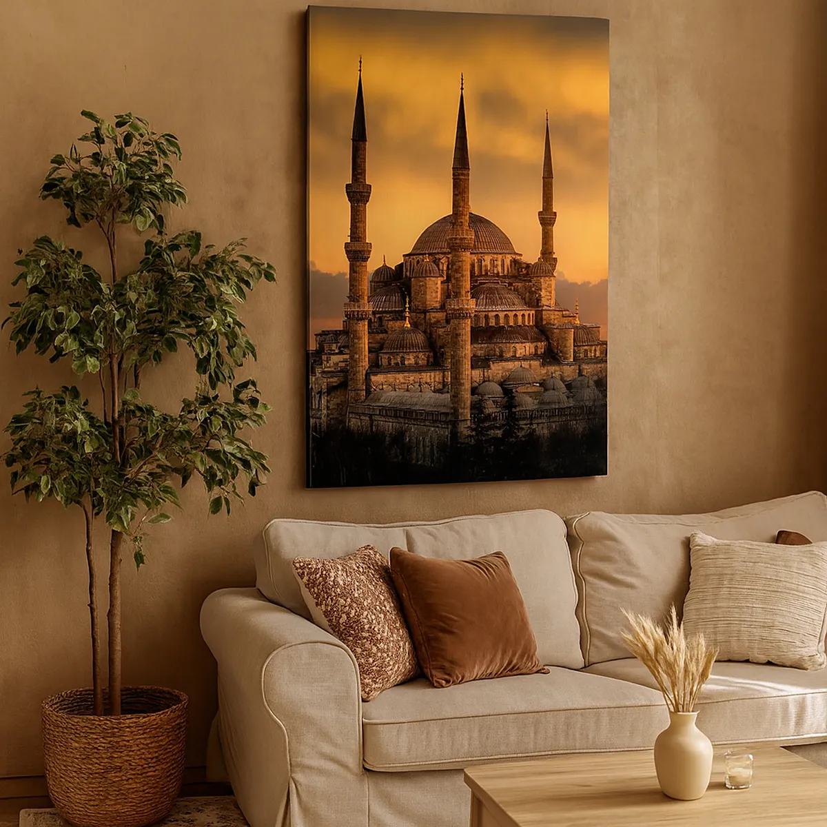 Obraz na plátne - Boh je veľký - 55x100 cm