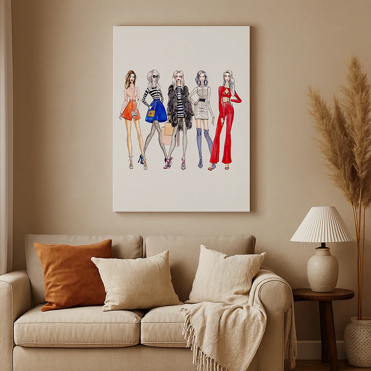 Quadro em tela - Every week Fashion Week - 65x120 cm