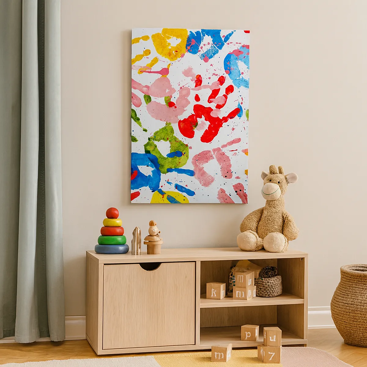 Tablou pe pânză - Du-te după urmele - 55x100 cm