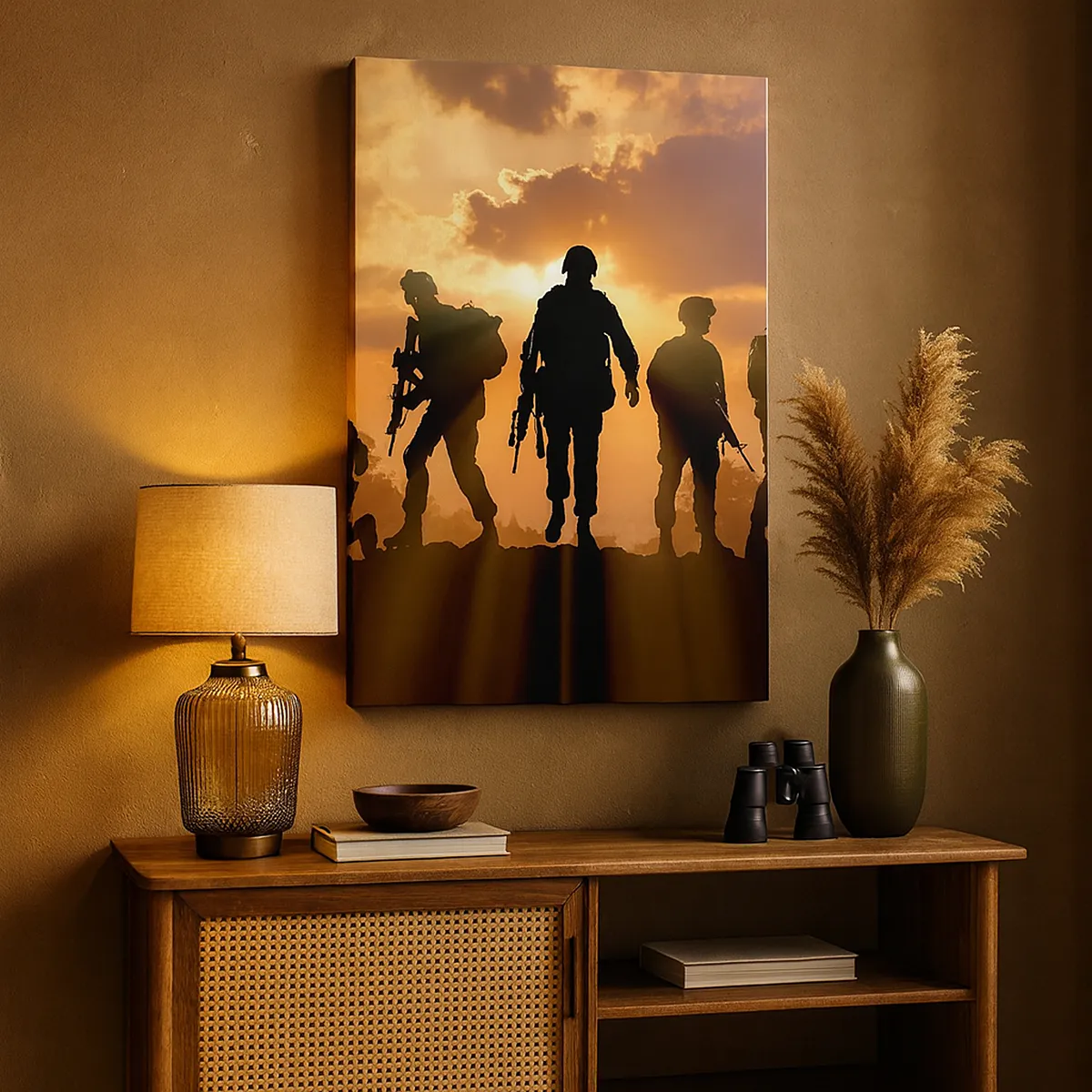 Quadro su tela - Stampe su Tela - Brothers in arms - 45x80 cm