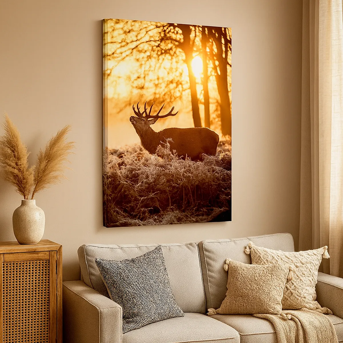 Obraz na plátně - Sen myslivce - 65x120 cm