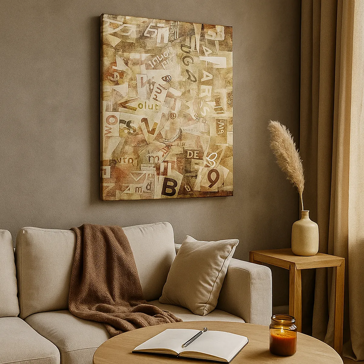 Quadro su tela - Stampe su Tela - Unificando le chiacchiere - 45x80 cm