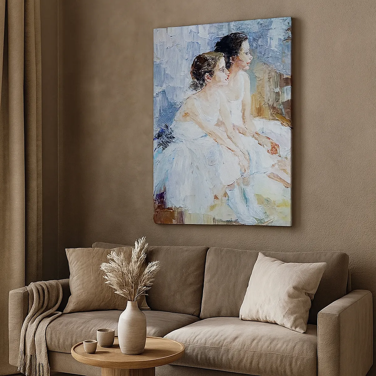 Quadro su tela - Stampe su Tela - Il riposo dei giovani cigni - 45x80 cm